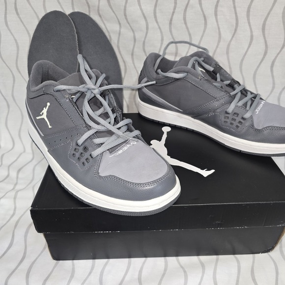 Nike Air Jordan 14 2012 Flight Low 1 350610 019 Gray Men's Size 9.5